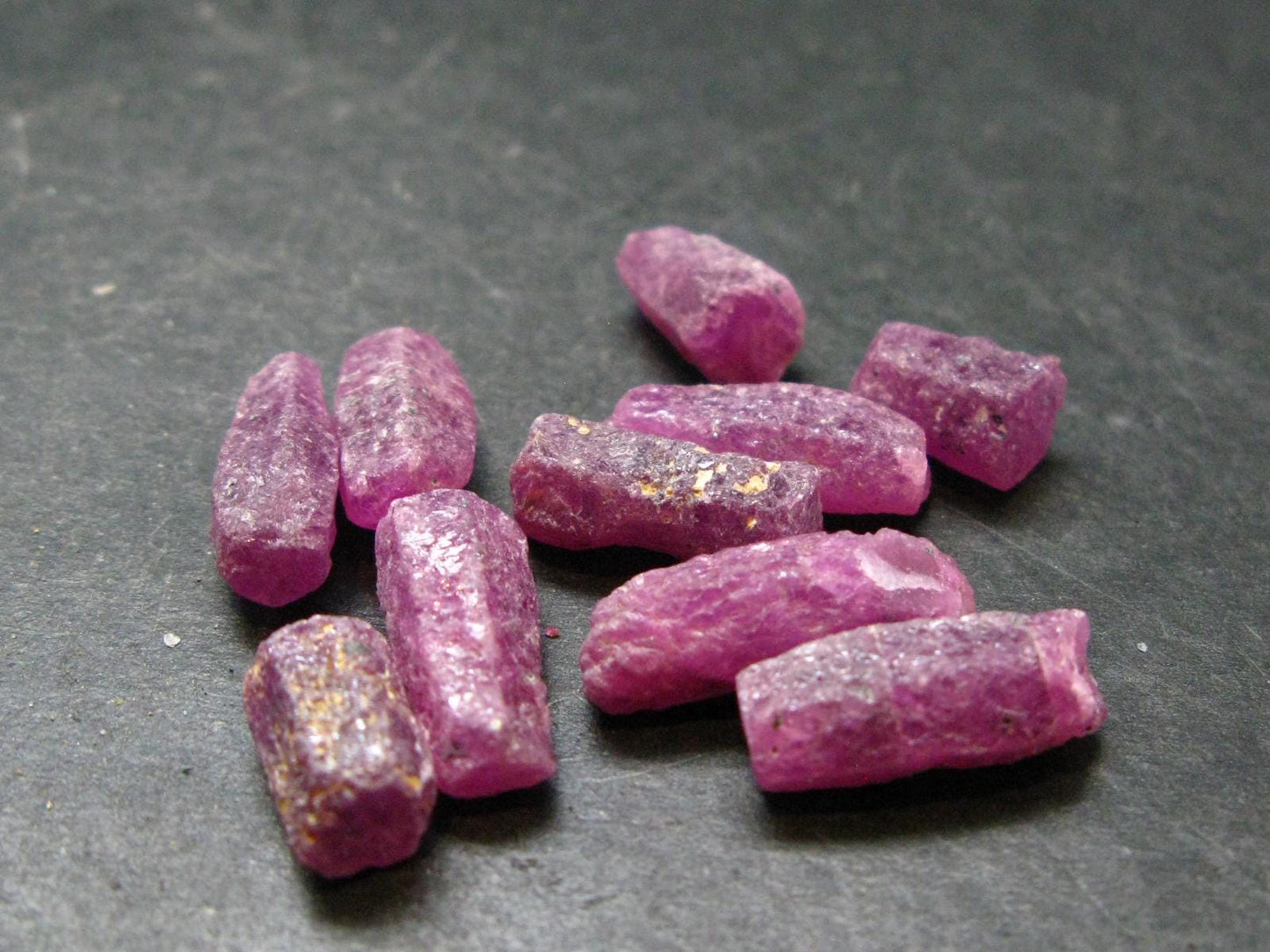 Lot of 10 Ruby Crystals from Winza Tanzania - 15.67 Grams