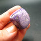 Rare High-Quality Charoite Pendant In SS From Russia - 1.2" - 23.82 Grams