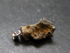 Fulgurite Lightning Rock Silver Pendant From USA - 0.9" - 0.79 Grams