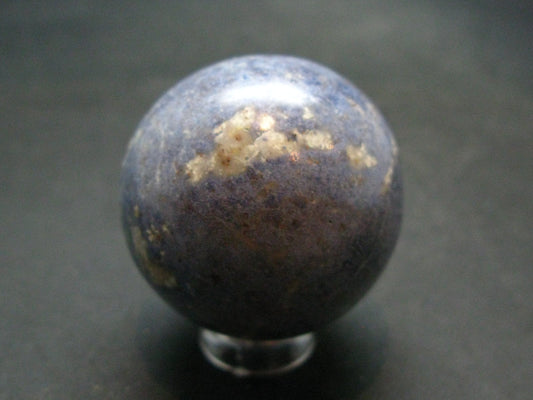 Dumortierite Ball Sphere From Peru - 62.32 Grams - 1.1"