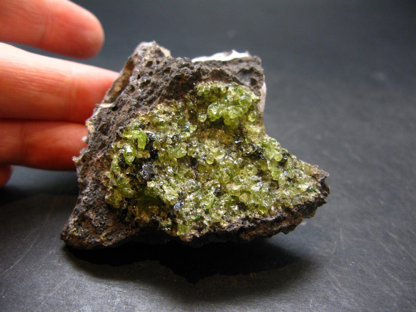Rare Gem Peridot Cluster from Arizona, USA - 2.2"