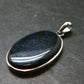 Rare Black Opal Sterling Silver Pendant from Australia - 1.4" - 4.49 Grams