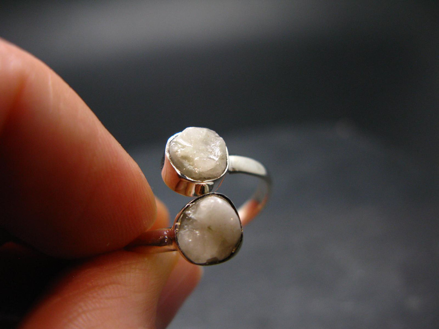 Phenakite Phenacite Crystal Silver Ring From Russia - Size 9 - 2.53 Grams