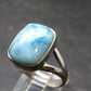Larimar AAA Quality Sterling Silver Ring - Size 8.75 - 4.81 Grams