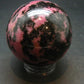 Pink Rhodonite Rodonite Sphere Ball From Canada - 2.2" - 343.56 Grams