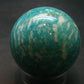 Rich Green Amazonite Sphere Ball From Madagascar - 1.7"