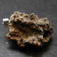 Fulgurite Lightning Rock Silver Pendant From USA - 1.1" - 1.94 Grams
