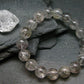 Herkimer Diamond Genuine Bracelet ~ 7 Inches ~ 11 mm Round Beads