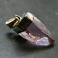 Vera Cruz Amethyst Silver Pendant From Mexico - 1.1" - 5.42 Grams