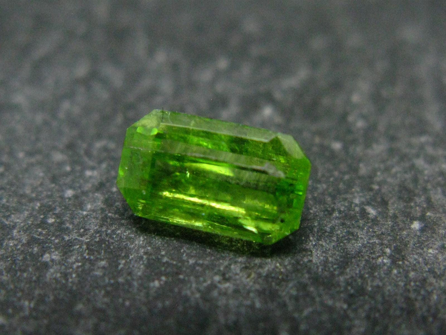 Rare Tashmarine Diopside Gem Cut Facetted Stone from Tanzania - 1.25 Carats