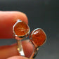 Spessartine Garnet Silver Ring From Tanzania - Size 8 - 2.45 Grams