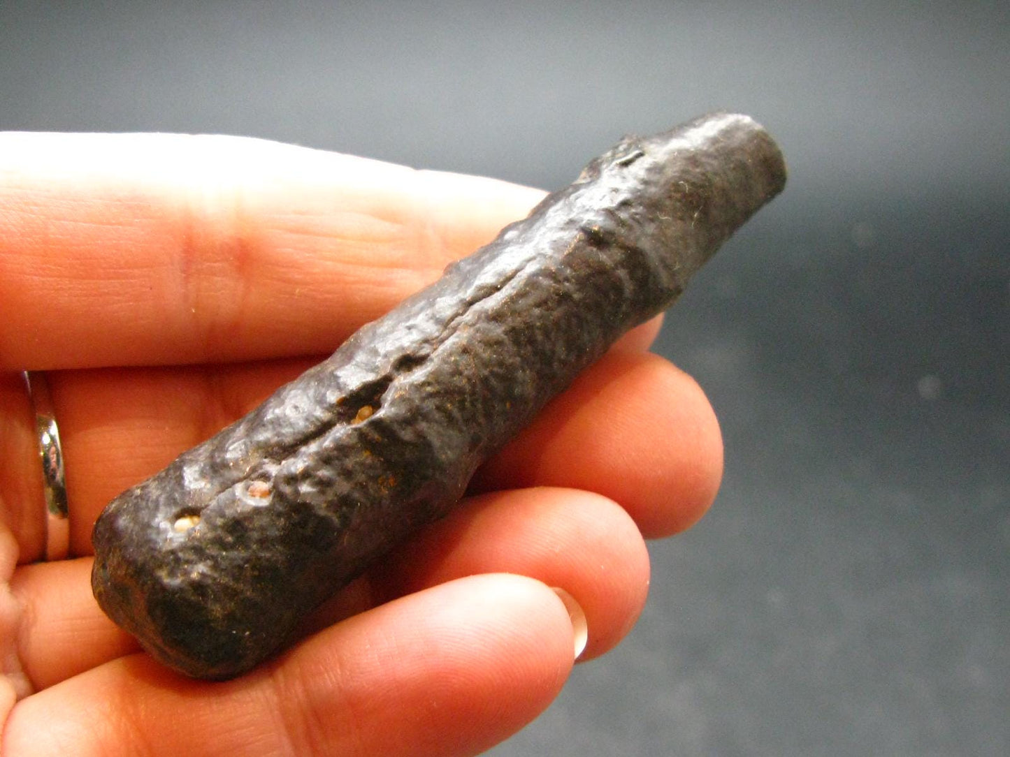 Rare Prophecy Stone Limonite after Pyrite From Egypt - 2.5" - 33.14 Grams