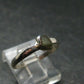 Cute Gem Moldavite Sterling Silver Ring From Czech Republic - Size 7.75 - 1.34 Grams