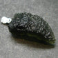 Moldavite Tektite Silver Pendant from Czech Republic - 1.4" - 3.67 Grams