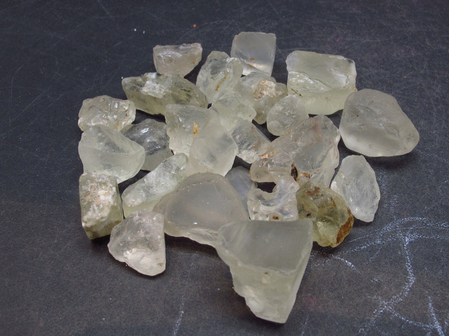 Lot of 25 Gem Orthoclase Sanadine Sanidine Crystals From Madagascar