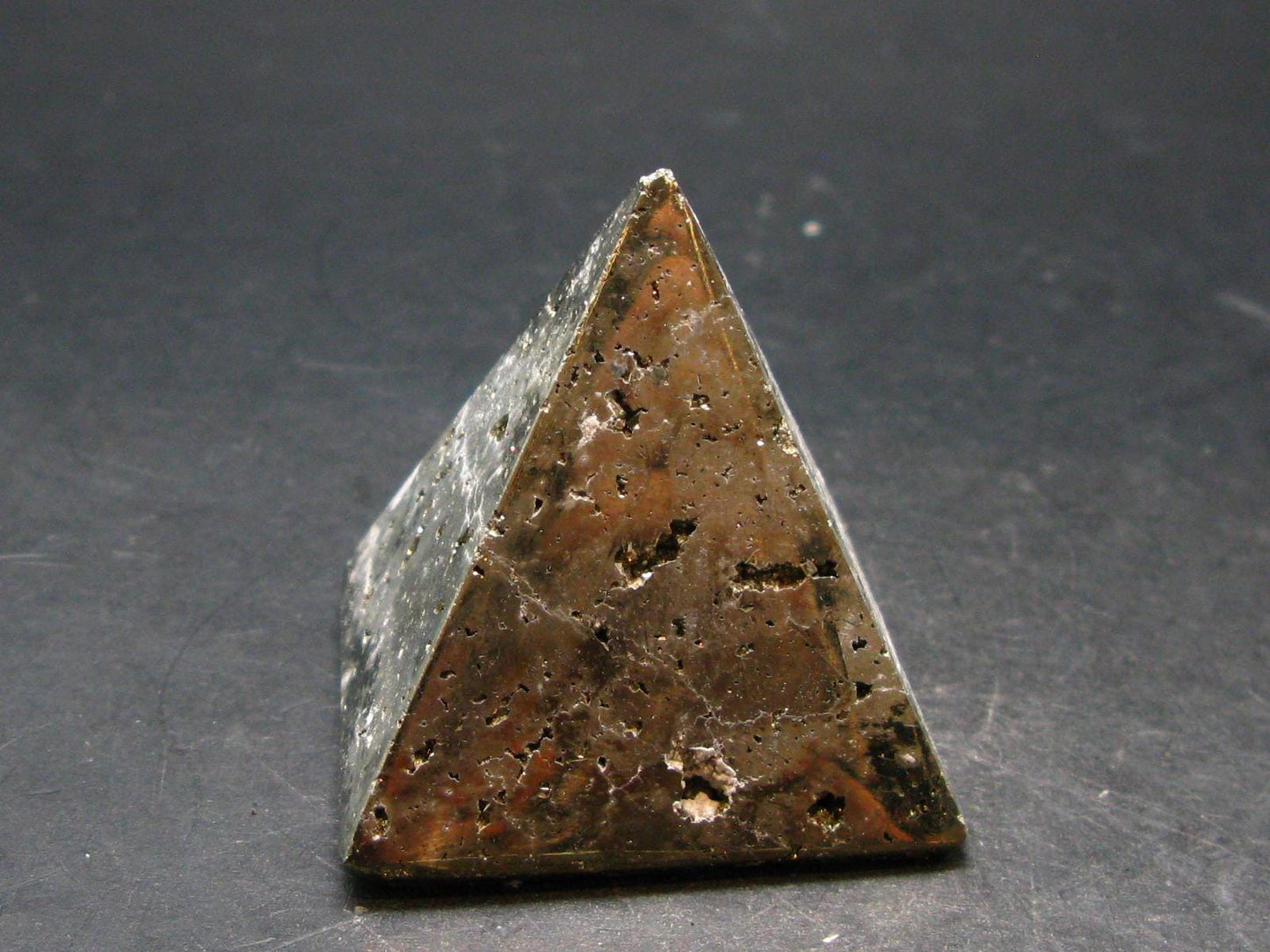 Pyrite Crystallized Pyramid From Peru - 1.9" - 172.80 Grams