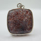 Natural Lattice Sunstone Pendant Necklace, Sterling Silver, Healing Crystal Jewelry