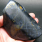 Blue Sapphire Corundum Polished Stone From Guinea - 3.9" - 521 Grams