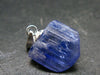 Tanzanite Pendant In Sterling Silver From Tanzania - 0.7" - 1.88 Grams