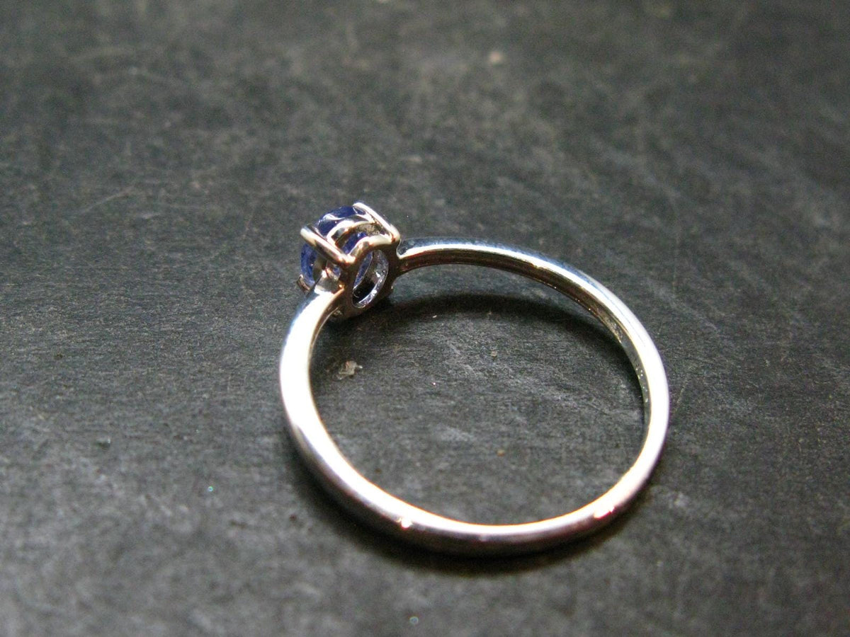 Tanzanite (Zoisite) Sterling Silver Ring - 1.04 Grams - Size 6