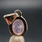 Pink Morganite Silver Pendant From Brazil - 0.8" - 2.52 Grams
