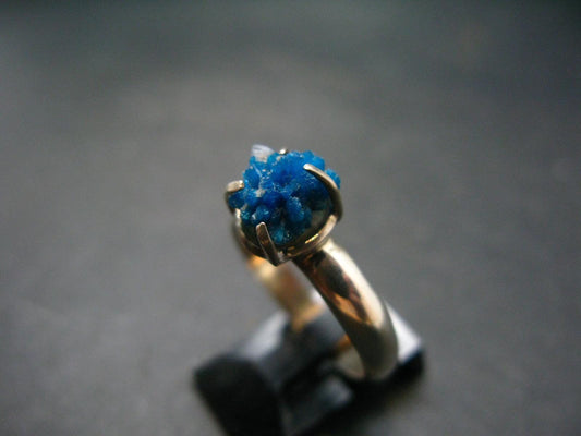 Cavansite Ring From India - 3.93 Grams - Size 9