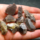 Lot of 10 Fine Axinite Crystals from Russia - 24.90 Grams