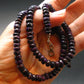 Purple Sugilite Rondelle Faceted Beads Necklace From Namibia - 19" - 33.40 Grams