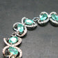 Emerald Silver Bracelet From Colombia - 1.25 Carats