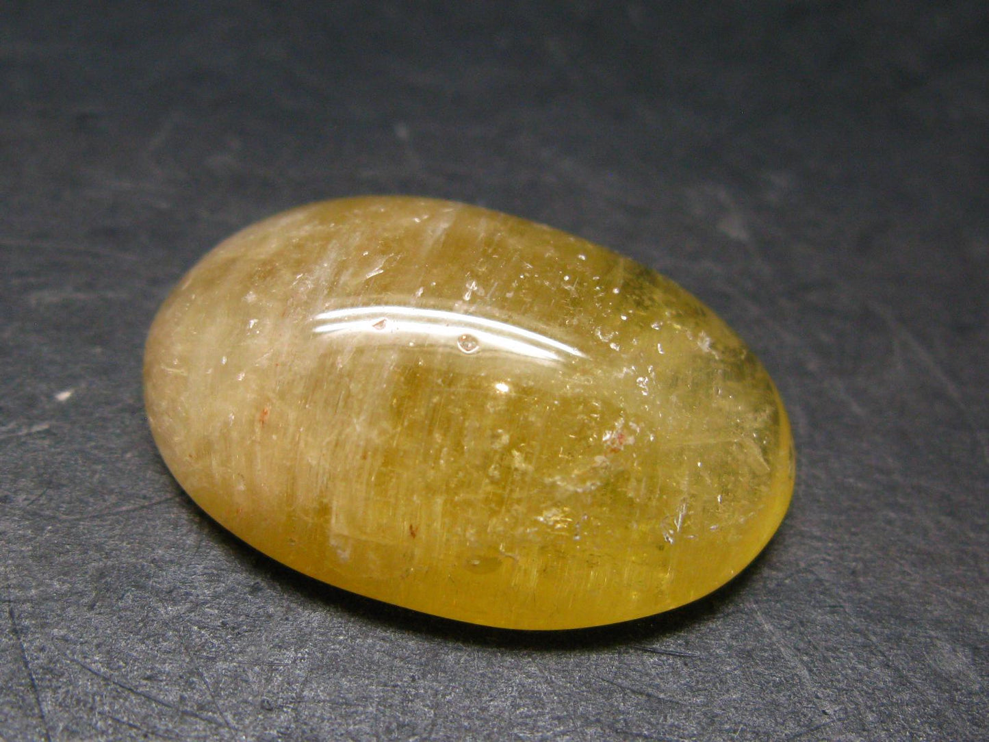 Rare Agni Gold Danburite Cabochon From Tanzania - 49.75 Carats - 1.3"