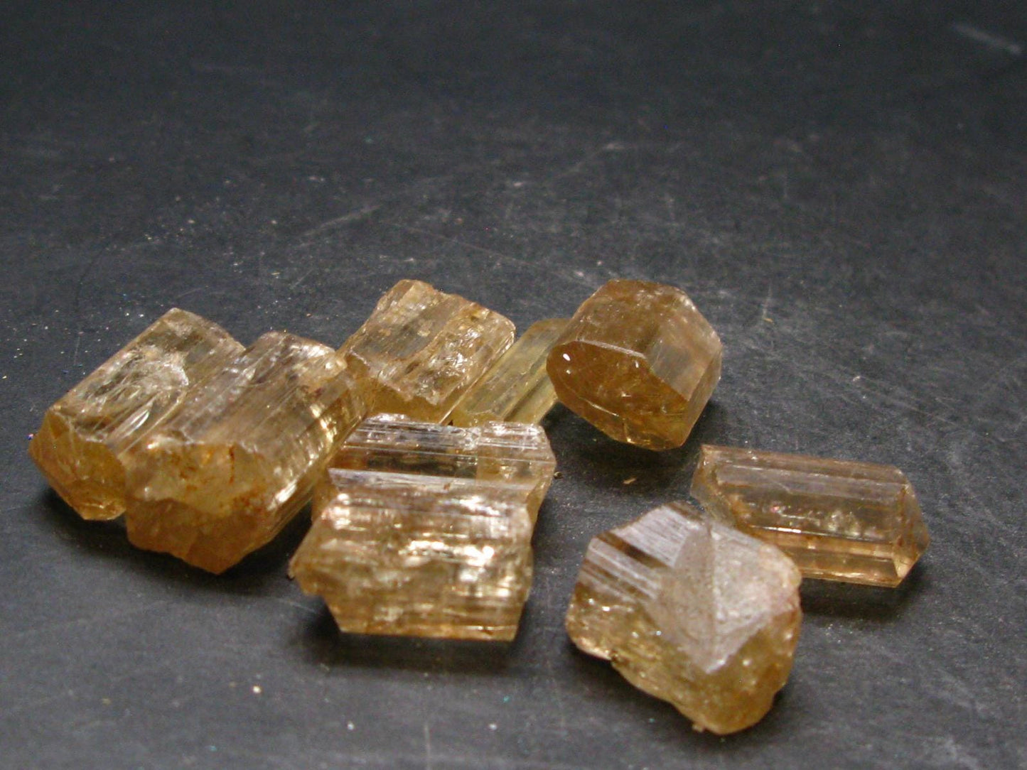 Lot of 10 Perfect Golden Scapolite Tumbled Stones from Tanzania 172.55 Carats
