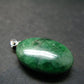 Tsavorite Gem Green Garnet Sterling Silver Pendant From Tanzania - 1.1" - 5.11 Grams