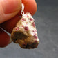 Rare Kakortokite Silver Pendant From Greenland - 4.81 Grams - 1.1"