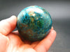 Chrysocola Chrysocolla Sphere From Peru - 2.0"