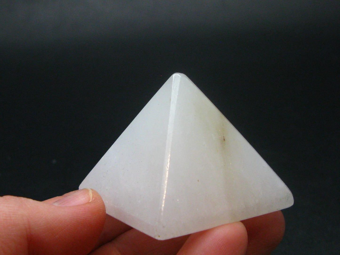 Rare White Barite Pyramid From Norway - 1.2"