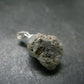 Gray Herderite Silver Pendant from Africa - 0.8" - 2.46 Grams