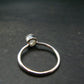 9.55 Carat Phenakite Phenacite Sterling Silver Size 8 Ring from Brazil