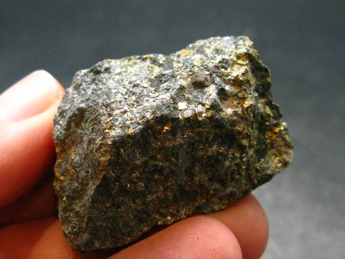 Healers Gold Pyrite With Magnetite Raw Stone From USA - 1.5" - 35.48 Grams