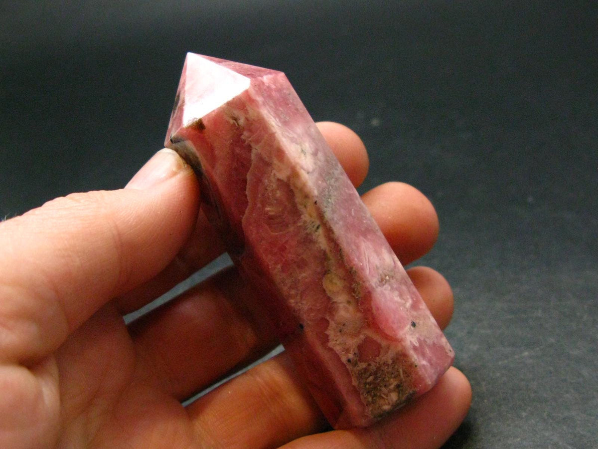 Beautiful Rhodochrosite Obelisk Pyramid from Argentina - 2.7"