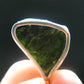 Shape!! Natural Gem Moldavite Tektite SS Pendant From Czech Republic - 5.8 Grams - 1.2"