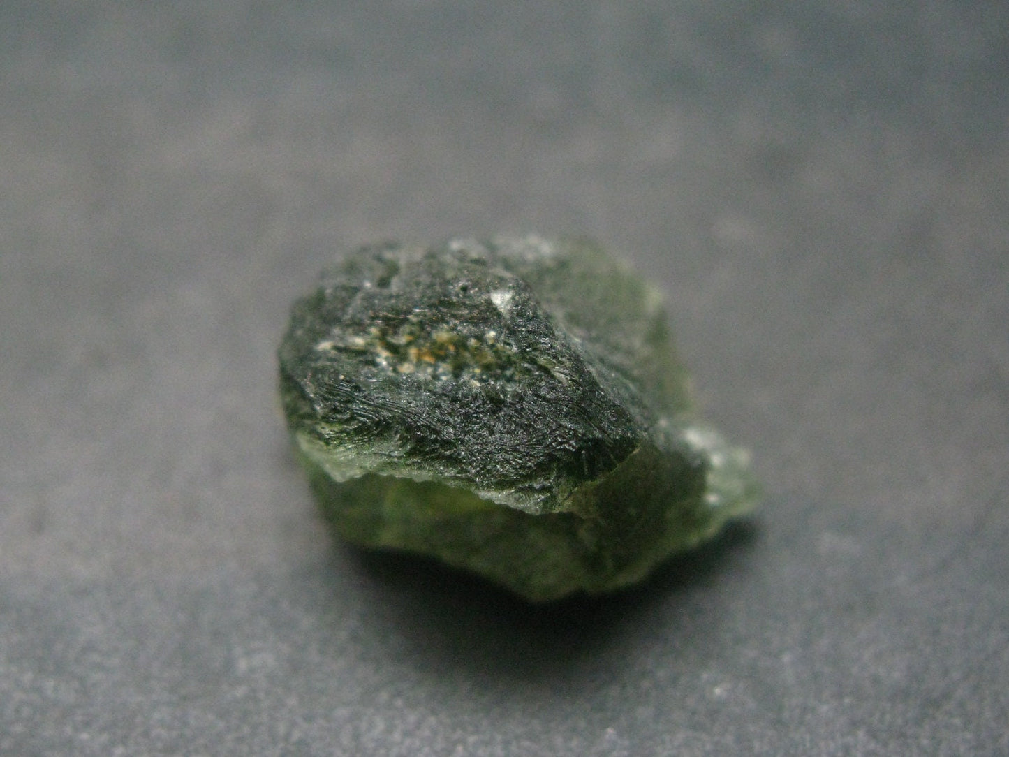 Moldavite Tektite Raw Piece from Czech Republic - 0.7" - 9.70 Carats - 1.94 Grams