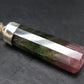 Gem Watermelon Tourmaline Crystal Silver Pendant From Brazil - 1.9" - 10.20 Grams