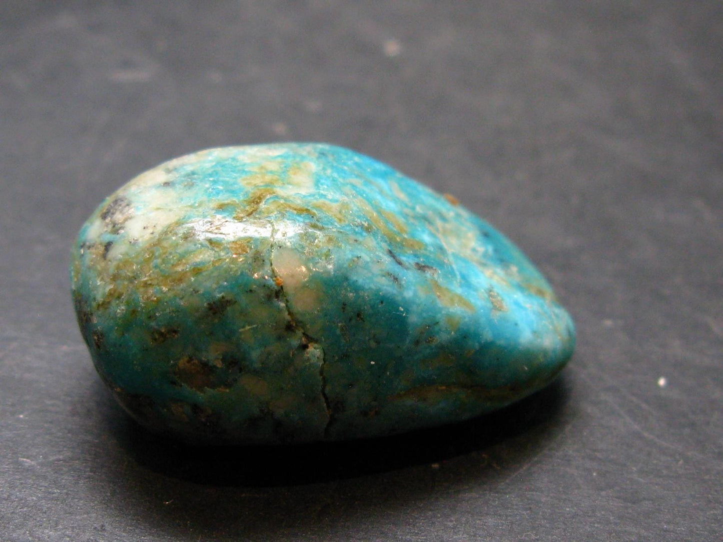 Genuine Tumbled Turquoise from Arizona, USA - 1.4" - 17.0 Grams