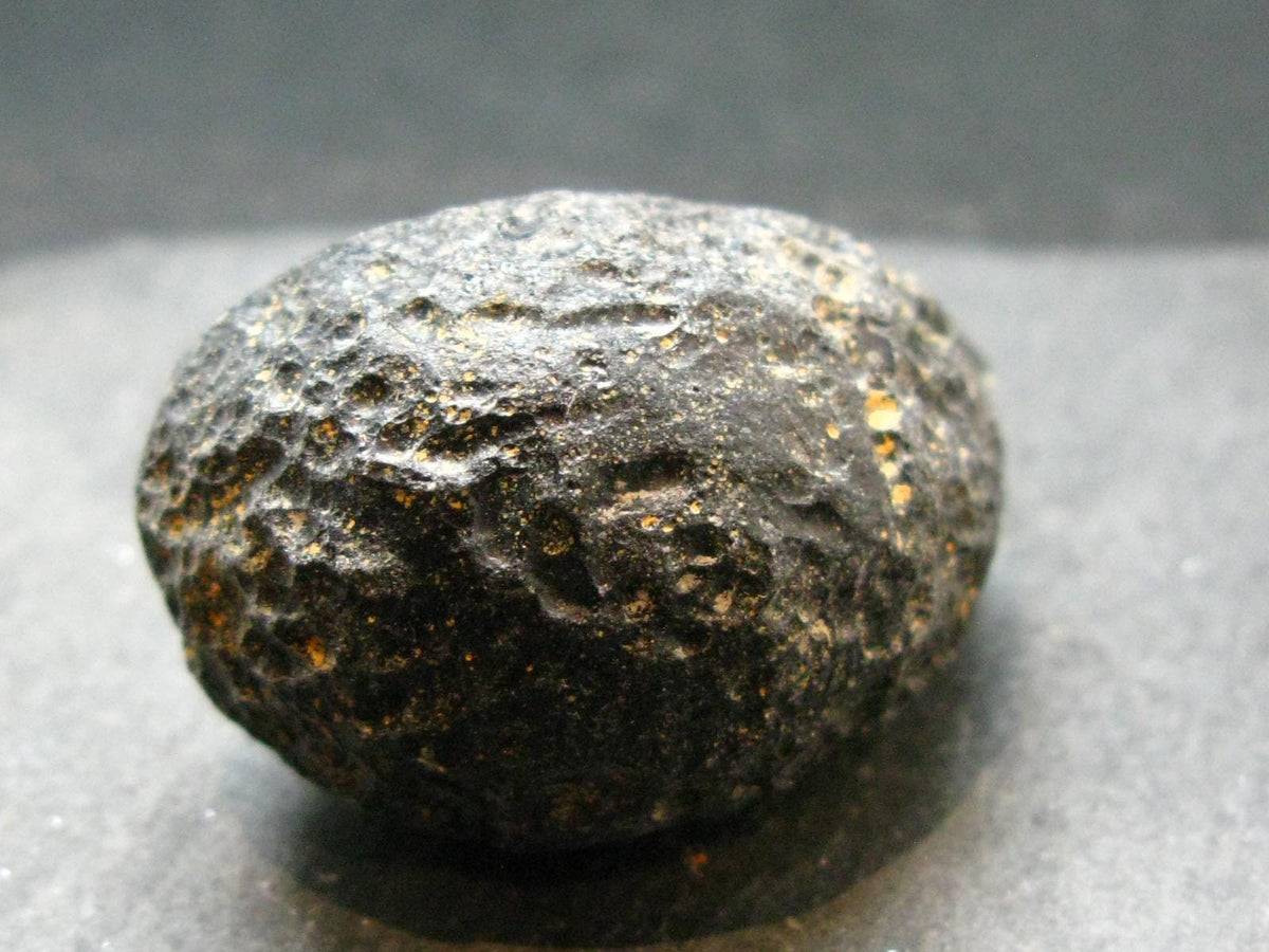 Rare Large Black Tibetan Tektite Raw Piece from Tibet - 1.6" - 37.90 Grams