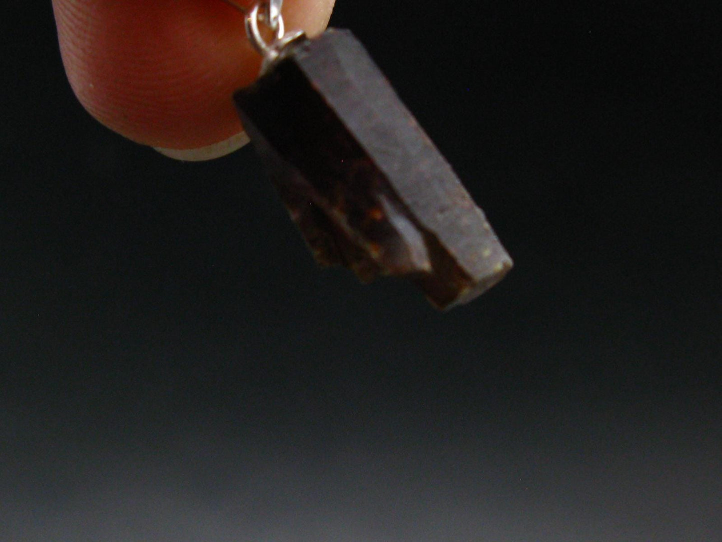 Zincite Zinkite Crystal 925 Silver Pendant From Poland - 0.9" - 3.04 Grams