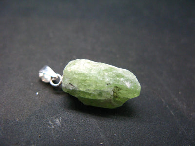 East meets West Gem!! Pistachio-Green Diopside Tashmarine Rare Gem Crystal From Tanzania - 0.9"