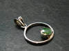 Tsavorite Faceted Green Garnet Sterling Silver Pendant From Tanzania - 2.78 Grams - 1.2"
