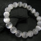 Selenite Genuine Bracelet ~ 7 Inches ~ 10mm Round Beads