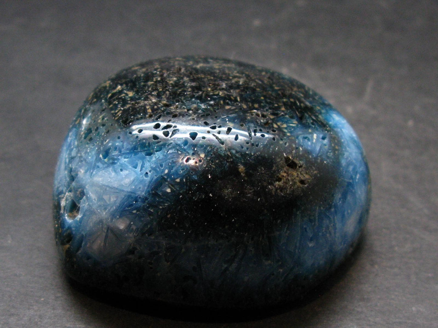 Blue Ice Glacierite Tumbled Stone from Indonesia - 2.1" - 131.22 Grams