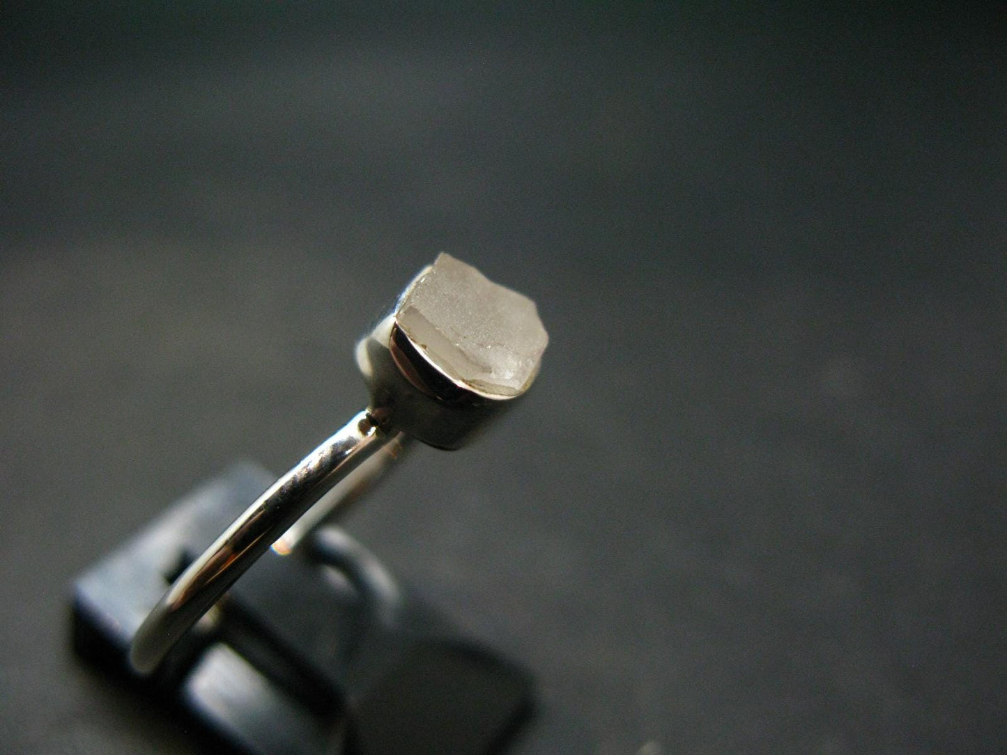 Phenakite Phenacite Sterling Silver Size 8 Ring from Nigeria - 1.95 Grams